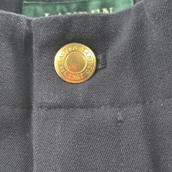 Lauren Ralph Lauren Womens Navy Blue Pants Size 8 Petite - Picture 3 of 9
